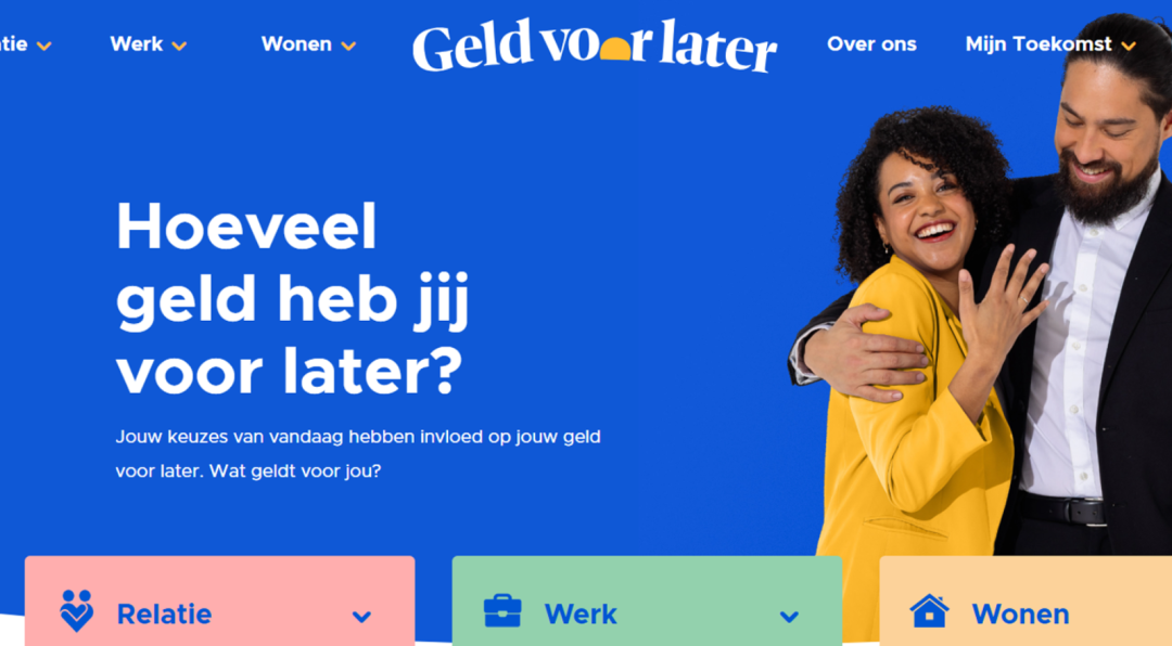 Bijl PR activates young adults to think about their Money for Later in life