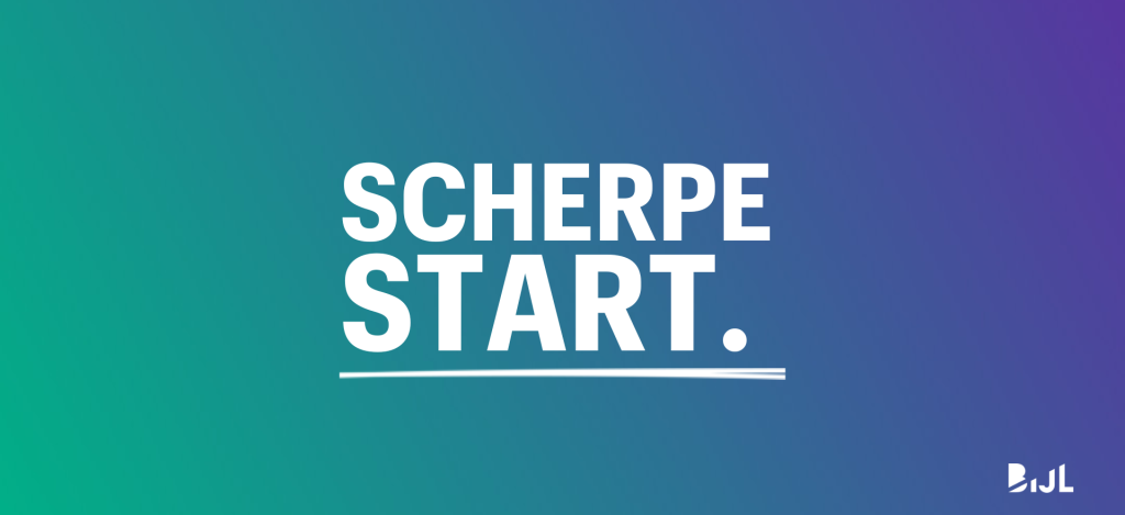 Een Scherpe Start met Bijl PR 